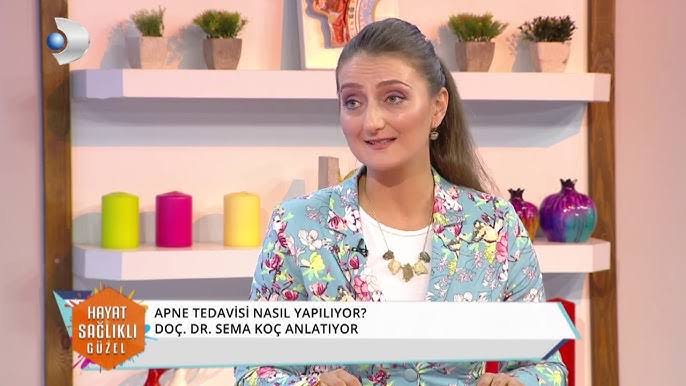 Doç. Dr. Sema Koç uyku apnesi tedavisini televizyon programında anlatıyor